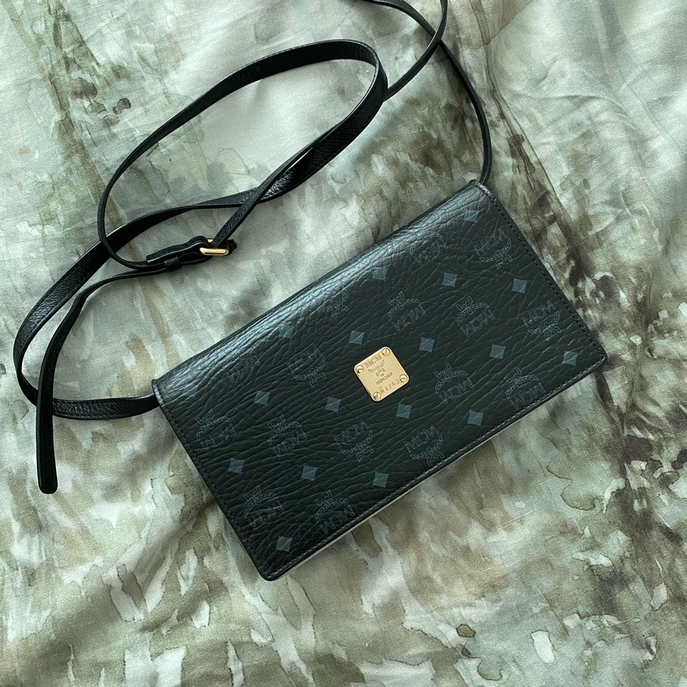 MCM Canvas Visetos Crossbody
